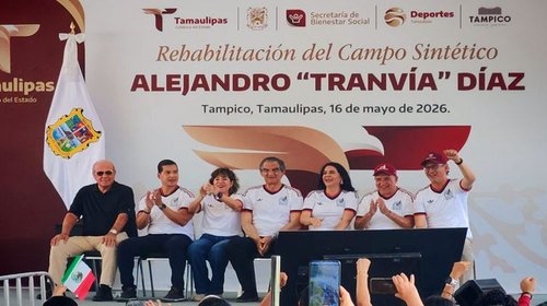 Alcanza Tamaulipas más de 100 campos de fútbol rehabilitados