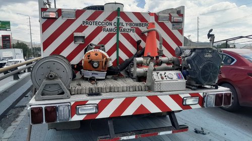 Choque múltiple en Ramos Arizpe deja una lesionada