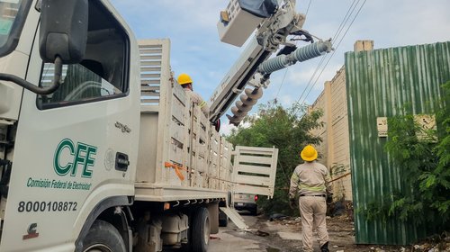 CFE implementa acciones para atender apagones en Matamoros
