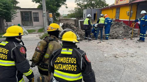 Autoridades evacúan kínder por fuga de gas en Matamoros