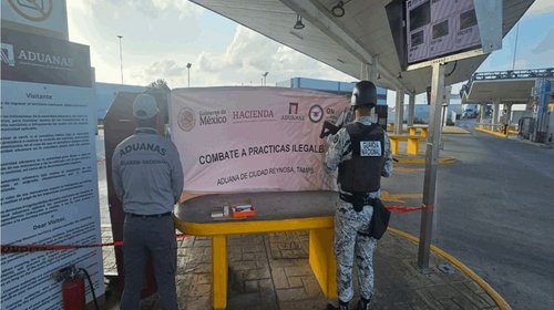 Detectan arma y más de 100 cartuchos en cruce fronterizo