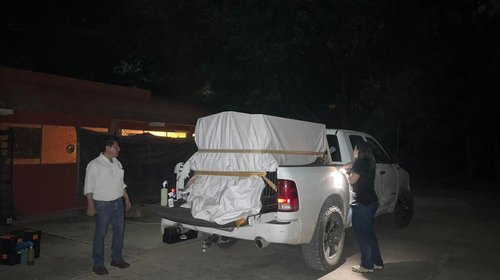 Rescatan a felino atrapado en zona serrana de Tamaulipas