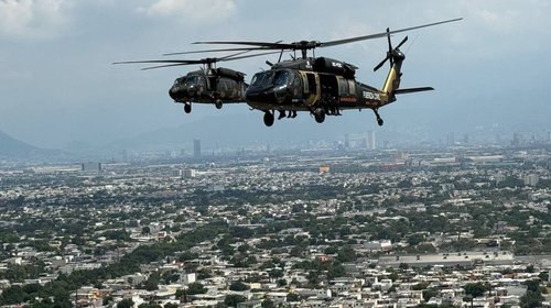 Refuerzan vigilancia aérea antes de partido mundialista en NL