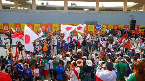Japoneses se unen a fiesta mexicana en Parque del Agua
