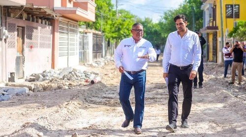 Avanza pavimentación de cuatro colonias en Reynosa