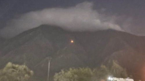 Causa rayo incendio forestal en el Cerro del Fraile