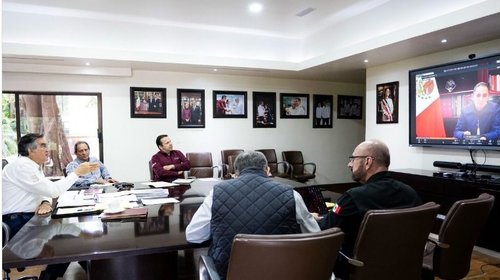 Villarreal Anaya sostiene reunión a distancia con Sheinbaum 