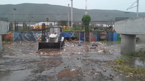Recoge Monterrey más de 7 toneladas de basura tras lluvias