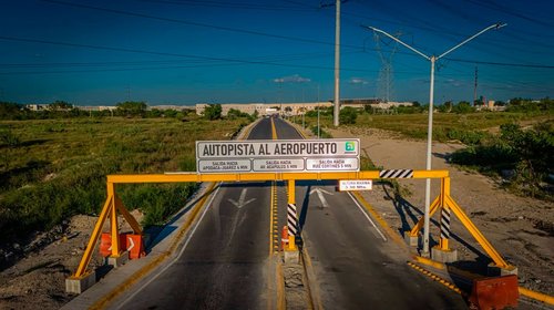 Apodaca termina nueva conexión vial hacia autopista al Aeropuerto
