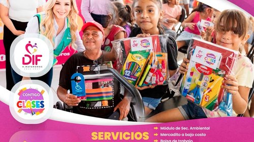 DIF Matamoros fortalece apoyo a niñez con Mega Brigada