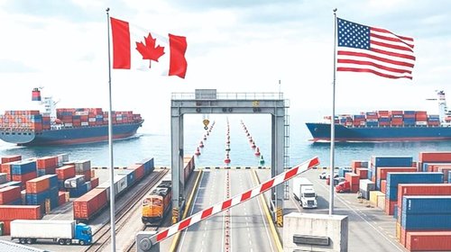 Aranceles entre EUA y Canadá 'ponen en juego' más de $170,000 mdd