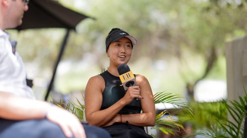 Ann Li, tenista… y fan de Águilas de Filadelfia en la NFL