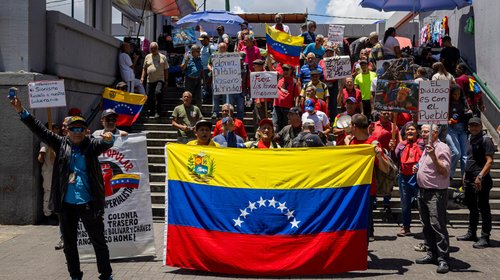 Chavistas rechazan presencia de EUA en Venezuela