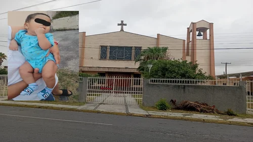 Abandonan a bebé en iglesia; podría ser de mujer ejecutada