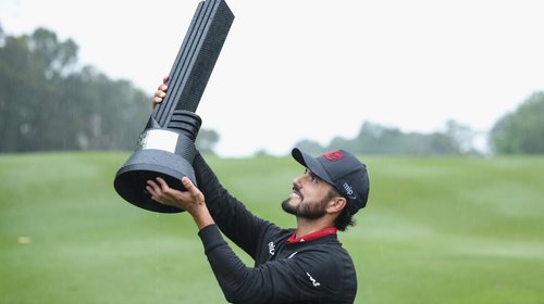 El mexicano Abraham Ancer gana el torneo de Hong Kong