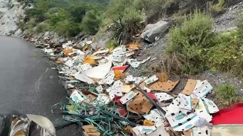 Preocupan accidentes de tráileres debido a residuos y daños 