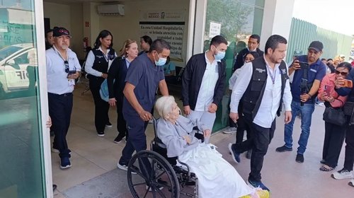 Trasladan adulta mayor a Ciudad Victoria tras meses hospitalizada