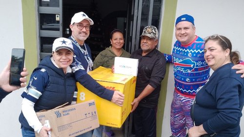 Aficionados regios de la NFL logran un 'touchdown' de felicidad