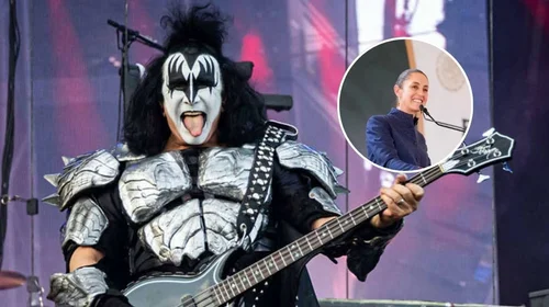 'México es generoso': reacciona Claudia a mensaje de Gene Simmons