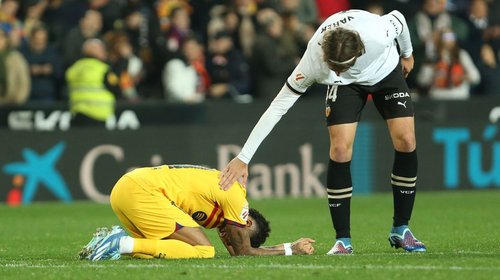 Al Barcelona se le escapa la victoria; empata 1-1 ante Valencia
