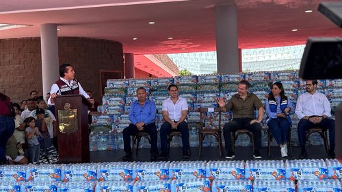 Apoyan alcaldes al municipio de García por tema del agua
