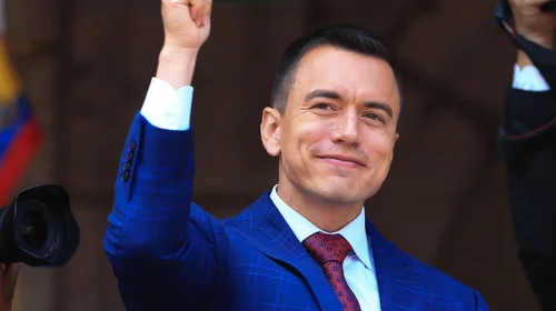 Proclaman resultados oficiales que da triunfo a Noboa en Ecuador