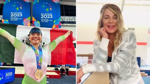 Comparan salto de Alexa Moreno con el de Nadia Comaneci