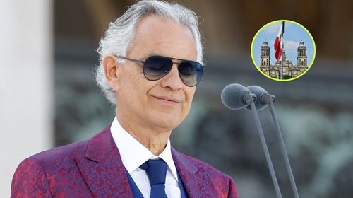 Andrea Bocelli dará concierto gratis en el Zócalo de CDMX