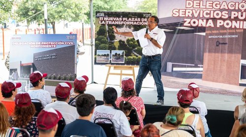 Andrés Mijes se compromete a acercar servicios a Escobedo