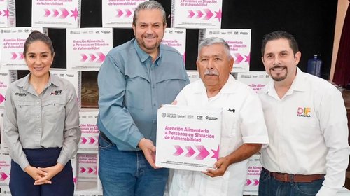 Entregan apoyo alimentario a 220 adultos mayores de Ramos Arizpe