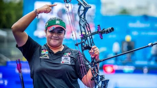 Maya Becerra logra el oro en Mundial de tiro con arco compuesto