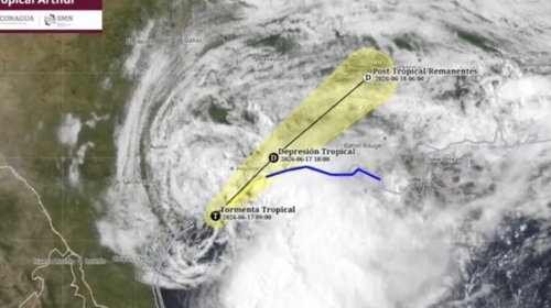 Ciclón tropical Arthur no representa riesgo para Coahuila