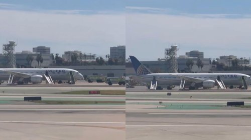 Avión con 180 pasajeros aterriza de emergencia en Los Ángeles