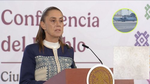 Descarta Sheinbaum tropas de EUA tras aterrizaje en Toluca