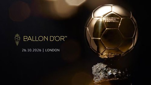 Anuncian fecha y sede de ceremonia del Balón de Oro 2026