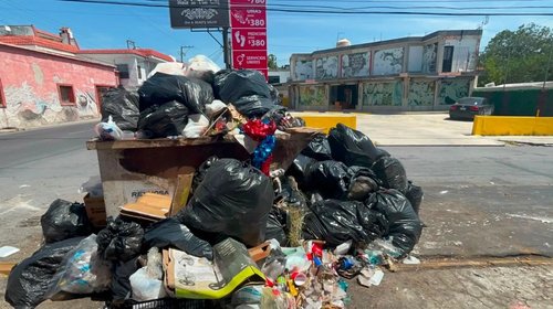 Denuncian retrasos en recolección y calles llenas de desechos