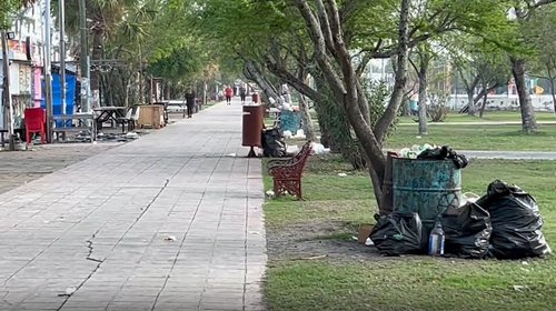 Recogen hasta dos toneladas de basura en la Rotonda de Matamoros