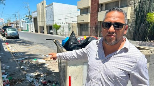 Critican por abandono de limpieza urbana en centro de Reynosa