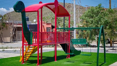 Avanza construcción de nueva Plaza Huanusco en Ramos Arizpe