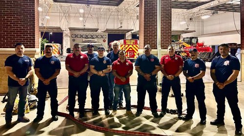 Bomberos de Ramos Arizpe se capacitan en Mercedes, Texas