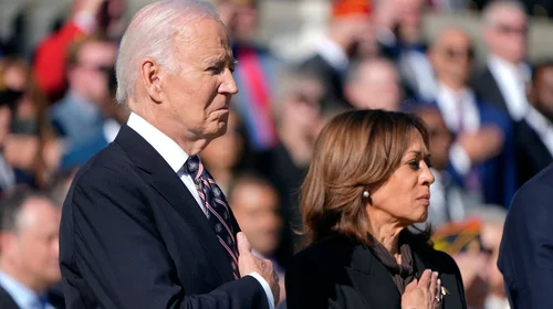 Biden y Harris hacen primera aparición tras derrota electoral