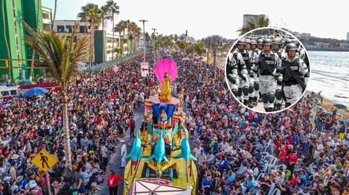 Blindarán Carnaval de Mazatlán 2025 con más de 3 mil elementos