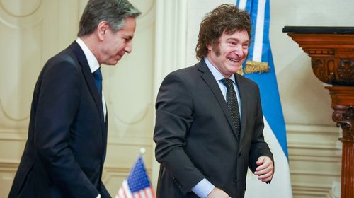 Blinken expresa deseo de EUA de fortalecer lazos con Argentina
