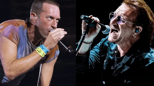 Bono de U2 asegura que Coldplay no es una banda de rock