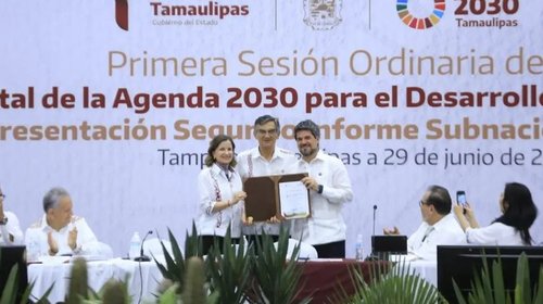 Tamaulipas reporta avances en pobreza y educación en Agenda 2030