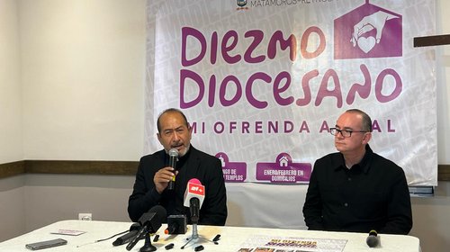 Reynosa impulsa campaña del diezmo diocesano en ocho municipios
