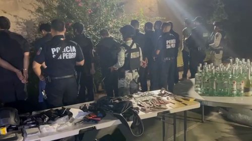 Caen 11 por fiesta clandestina con 350 menores en San Pedro