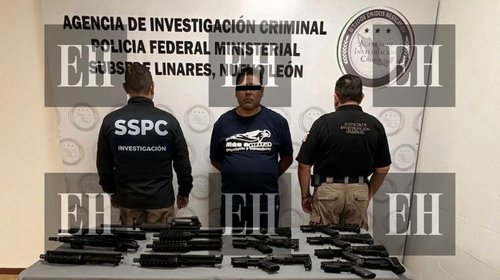 Detienen en operativo federal a hombre con 4,000 balas en Galeana