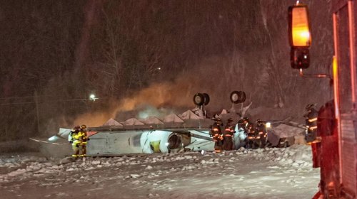 Cae jet privado con ocho personas a bordo en Maine