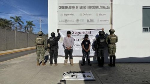 Caen dos generadores de violencia con armas y drogas en Sinaloa